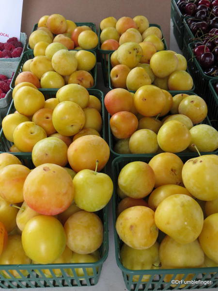 Plums, St Catharines Market, Niagara Peninsula, Ontario