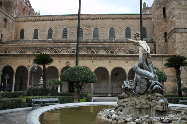 Piazza in front of Monreal Cathedral, Sicily