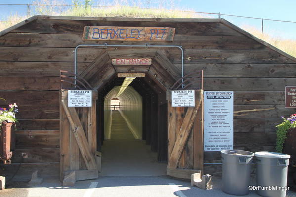 Entrance to the Berkeley Pit, Butte, Montana