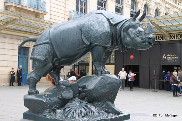 Art near the Entrance to the Orsay Museum