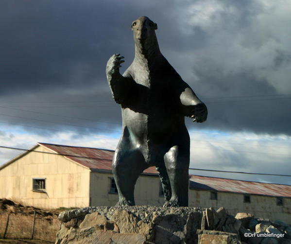 Milodon statue, Puerto Natales