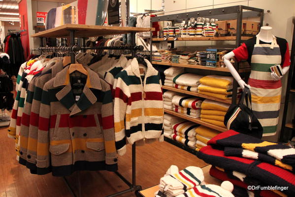 02b Hudson Bay blankets, Banff