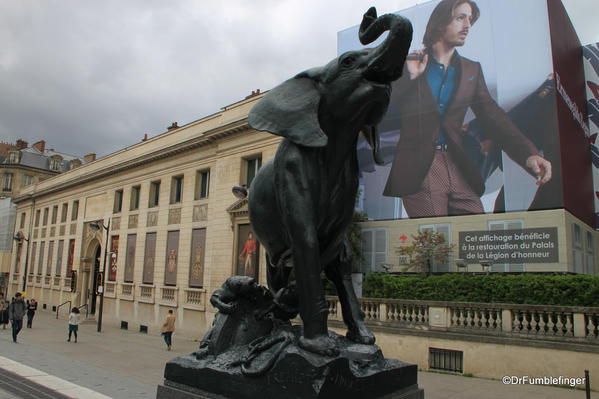 Art near the Entrance to the Orsay Museum