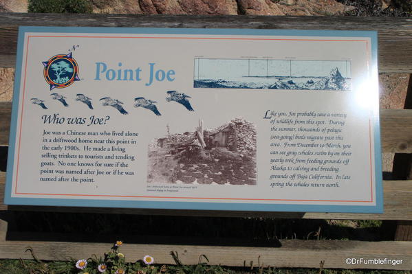 Seventeen Mile Drive, Point Joe