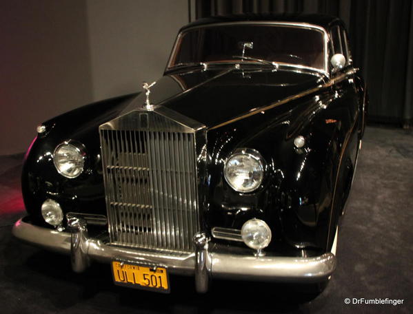 Elvis Presley Automobile Museum. 1960 Rolls Royce Silver Cloud, the first Rolls Elvis