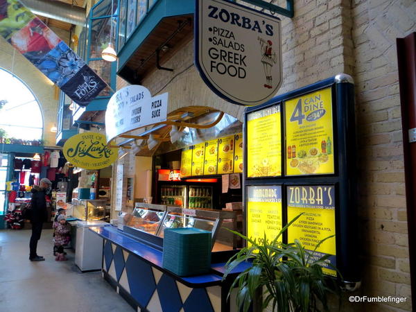 Food vendors, the Forks Market, Winnipeg