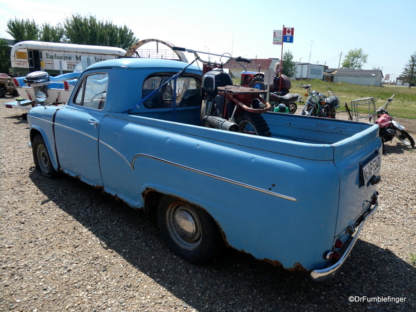 05 Back in Time Museum. 1968 Austin pickup. Can be hand-cranked