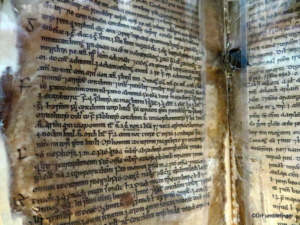 Ancient manuscript, Trinity College Library, Dublin