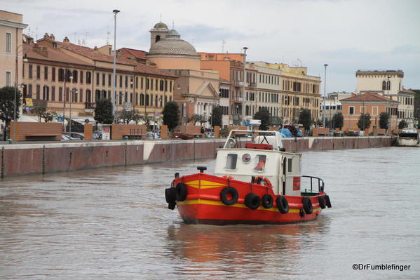 Tiber River, Fiumicino.