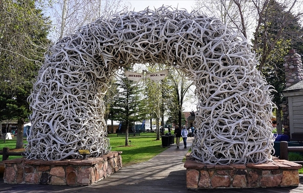 10_Elk antler arch, Jackson WY