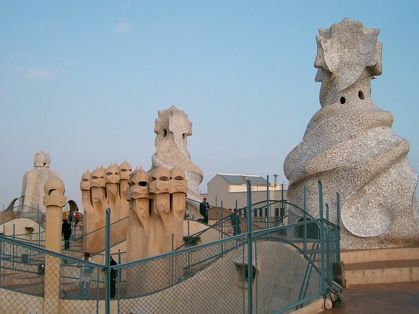 1280px-Casa_Mila_Rooftop Courtesy Shkermaker and Wikimedia