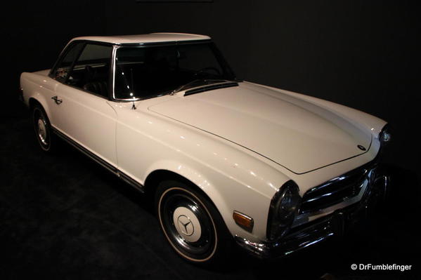 Elvis Presley Automobile Museum. 1970 Mercedes 280 SL Roadster. A gift for his wife, Priscilla