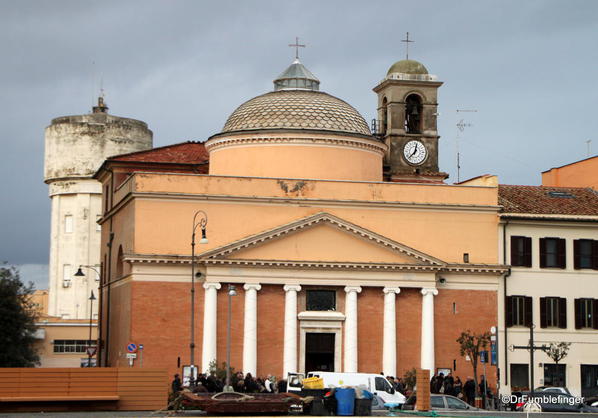 Cathedral, Tiber River, Fiumicino.