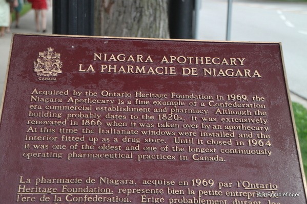 16 The Niagara Apothecary