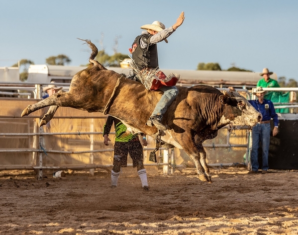 16_Carrieton-Rodeo-bull-rider-visit orroroo