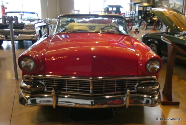 1956 Ford Fairlane Sunliner Coupe. Dahl Auto Museum, LaCrosse WI (1)