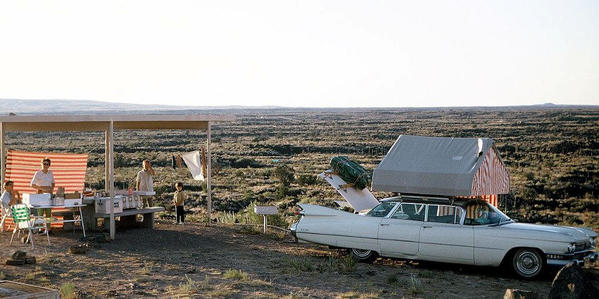 1959_Cadillac_Camping_trip courtesy Stig Nygaard and Wikimedia