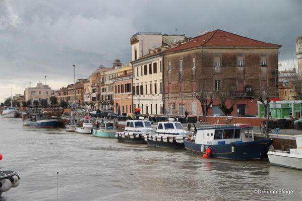 Tiber River, Fiumicino.