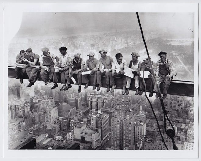 Charles Clyde Ebbets, born in 1905 in Gadsden, took this iconic photograph, 