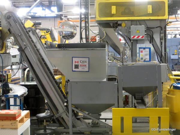 Coin production machine, Winnipeg Mint