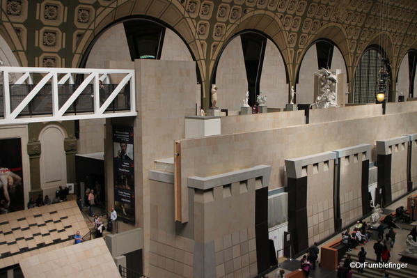 Some of the displays at the Orsay Museum