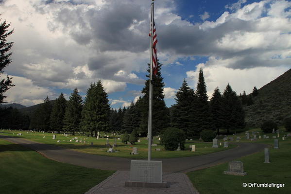 Ketchum Cemetery. A very peaceful setting