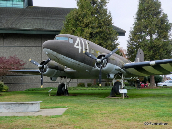 39 Evergreen Space Museum, Douglas C47. Took part in D-day invasion