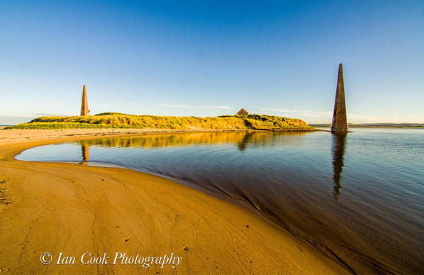 Old Law Beacons, Guile Point, Northumberland, UK