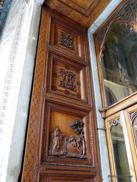 Cappella Palantina, Palermo, Sicily. Entry door