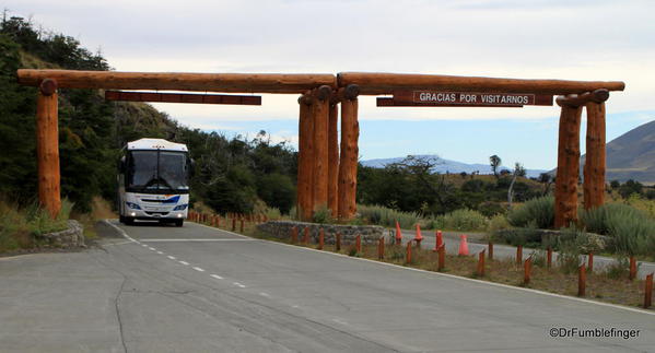 Park entrance to Glacier National Park (Perito Merino Glacier