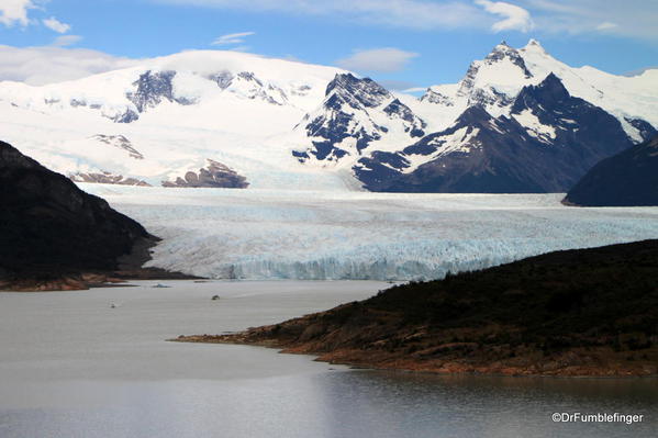 Glacieres National Park (Perito Merino Glacier). First view of glacier