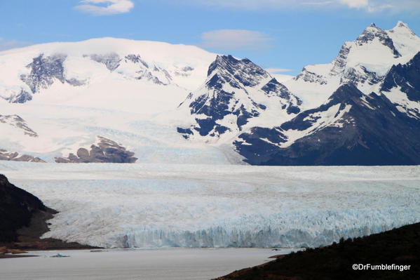 Glacieres National Park (Perito Merino Glacier). First view of glacier