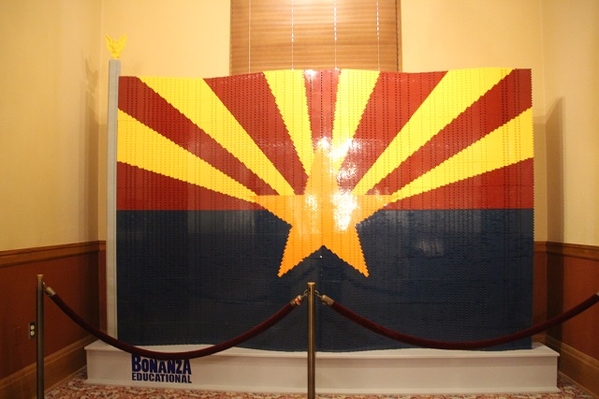 Arizona Capitol Museum - Lego Flag