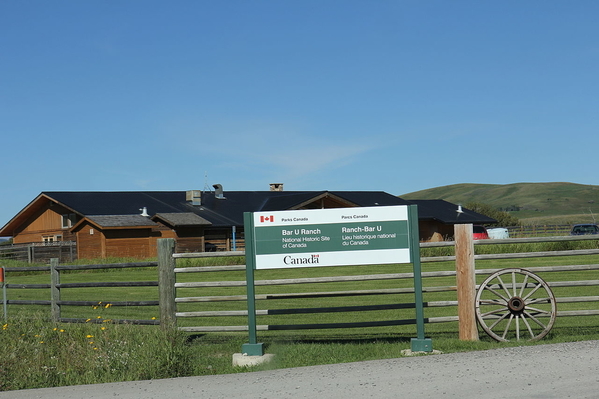 Bar U Ranch visitor Center. Courtesy Wikimedia and Royalbroil