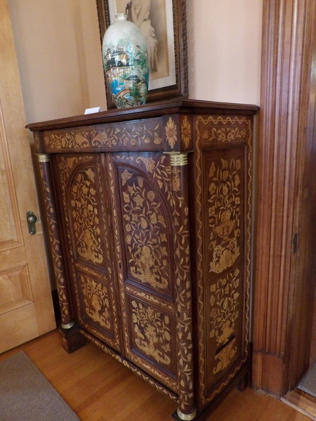 Cabinet and Vase