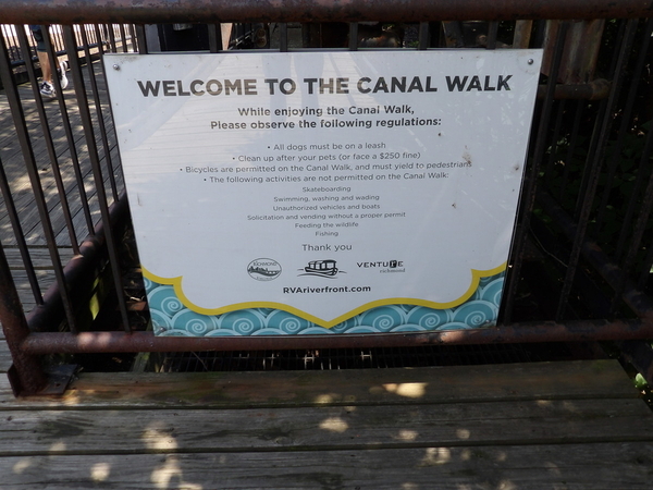 Canal Walk Signage