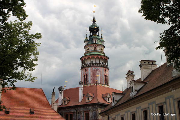 Cesky Krumlov. Castle Tower