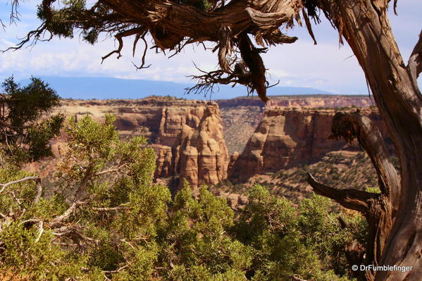 Colorado National Monument. Visitor Center view