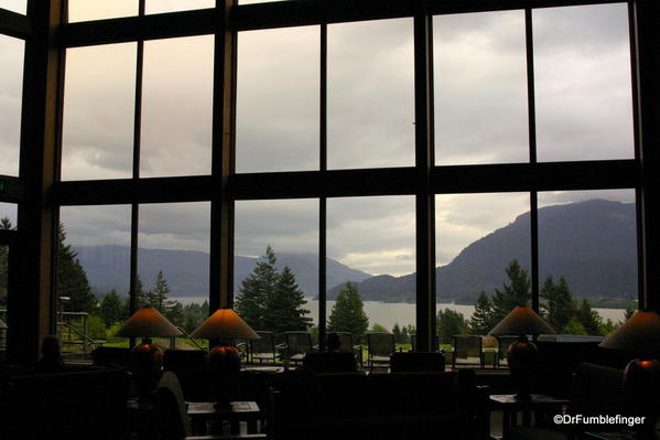 Columbia River Gorge. Viewed from Skamania Lodge, Washington