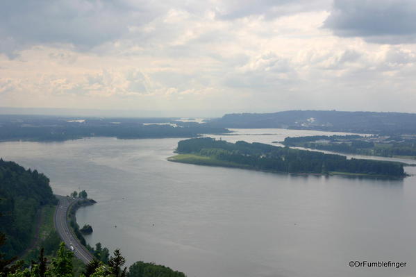 View from Vista House, Columbia River Gorge, Oregon