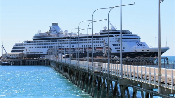 Cruise ship at Broome