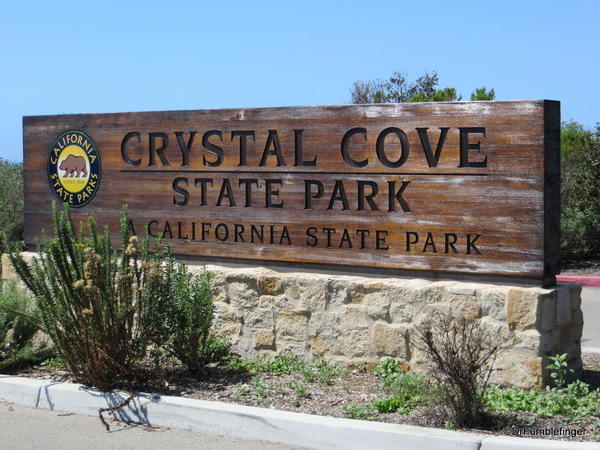 Entrance to Crystal Cove State Park