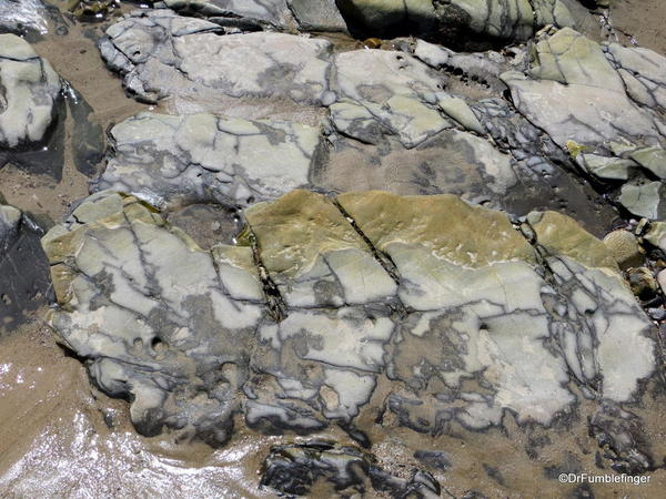 Eroded rocks, Crystal Cove State Park