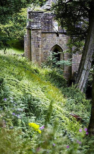 Fountains Abbey, North Yorkshire, England.