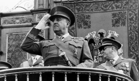 Francisco Franco, from the 1960s. Courtesy of AFP.