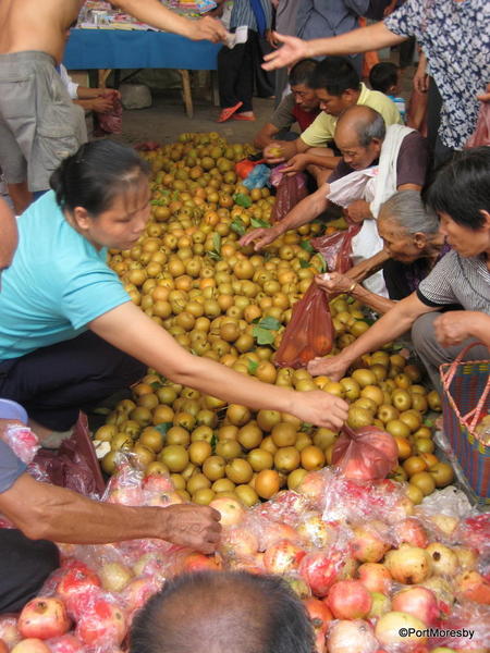 Fruit seller.