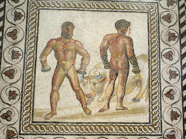 Getty Villa. Gallo-Roman floor 1st century AD France