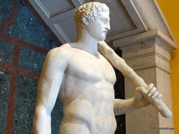 Getty Villa. Landsdowne Herakles. Roman 150 AD. One of JP Getty