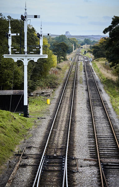 Glaisdale railway station approach