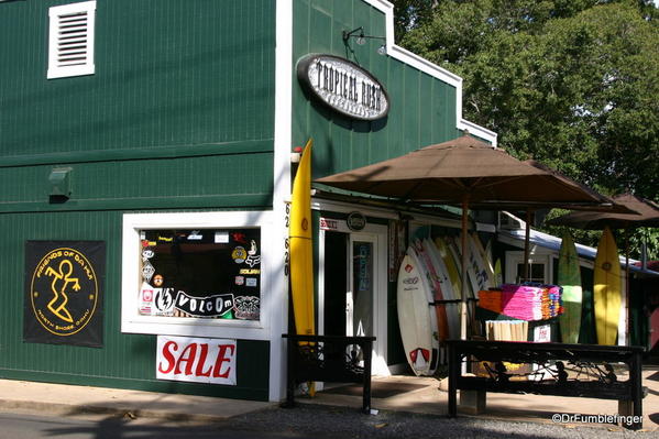 Surf board shop, North Shore, Oahu